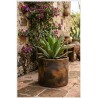 Maceta cilindrica de barro cocucho 30 x 45 cm