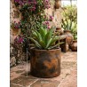 Maceta cilindrica de barro cocucho 30 x 45 cm